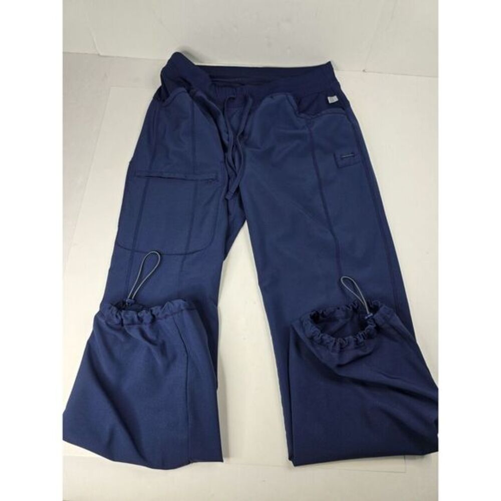 Certainty Technologies Size M Blue Women Pants Scrubs Drawstring Medical Apparel